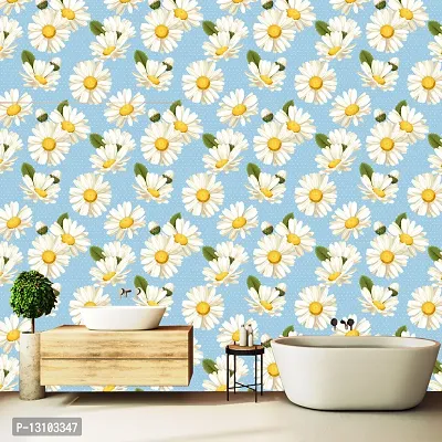 WALLWEAR - Self Adhesive Wallpaper For Walls And Wall Sticker For Home D&eacute;cor (Sunflower) Extra Large Size (300x40cm) 3D Wall Papers For Bedroom, Livingroom, Kitchen, Hall, Office Etc Decorations-thumb4