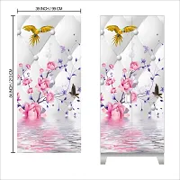 Self Adhesive Almirah Stickers, Wall Stickers, Decorative Sticker Wallpaper for Home Wardrobe Doors (TotaFoolAlmira) PVC Vinyl Size Large (39 x 84 Inch)-thumb1