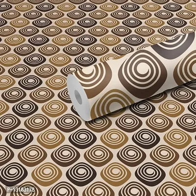 WALLWEAR - Self Adhesive Wallpaper For Walls And Wall Sticker For Home D&eacute;cor (Jalebi) Extra Large Size (300x40cm) 3D Wall Papers For Bedroom, Livingroom, Kitchen, Hall, Office Etc Decorations