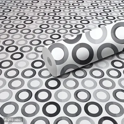 DeCorner - Self Adhesive Wallpaper for Walls (CircleWall) Extra Large Size (300x40) Cm Wall Stickers for Bedroom | Wall Stickers for Living Room | Wall Stickers for Kitchen | Pack of-1