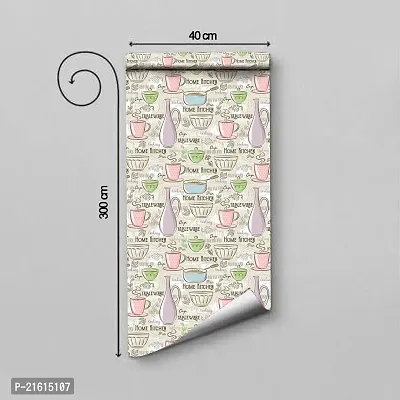 DeCorner - Self Adhesive Wallpaper for Walls (HomeKitchen) Extra Large Size (300x40) Cm Wall Stickers for Bedroom | Wall Stickers for Living Room | Wall Stickers for Kitchen | Pack of-1-thumb5