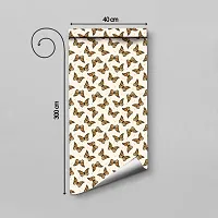 Self Adhesive Wallpapers (Titli) Wall Stickers Extra Large (300x40cm) for Bedroom | Livingroom | Kitchen | Hall Etc-thumb1