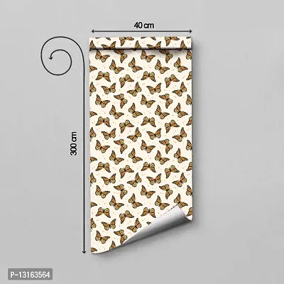 Self Adhesive Wallpapers (Titli) Wall Stickers Extra Large (300x40cm) for Bedroom | Livingroom | Kitchen | Hall Etc-thumb2