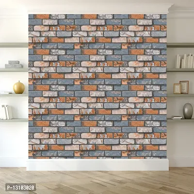 WALLWEAR - Self Adhesive Wallpaper For Walls And Wall Sticker For Home D&eacute;cor (BrickWall) Extra Large Size (300x40cm) 3D Wall Papers For Bedroom, Livingroom, Kitchen, Hall, Office Etc Decorations-thumb4