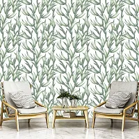 DeCorner - Self Adhesive Wallpaper for Walls (Bamboo Leaves) Extra Large Size (300x40) Cm Wall Stickers for Bedroom | Wall Stickers for Living Room | Wall Stickers for Kitchen | Pack of-1-thumb1