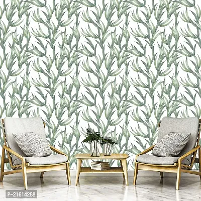 DeCorner - Self Adhesive Wallpaper for Walls (Bamboo Leaves) Extra Large Size (300x40) Cm Wall Stickers for Bedroom | Wall Stickers for Living Room | Wall Stickers for Kitchen | Pack of-1-thumb2