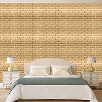 Self Adhesive Wallpapers (ShadeBrick) Wall Stickers Extra Large (300x40cm) for Bedroom | Livingroom | Kitchen | Hall Etc-thumb2