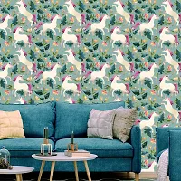 DeCorner - Self Adhesive Wallpaper for Walls (WhiteUnicorn) Extra Large Size (300x40) Cm Wall Stickers for Bedroom | Wall Stickers for Living Room | Wall Stickers for Kitchen | Pack of-1-thumb2