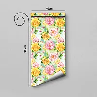 DeCorner - Self Adhesive Wallpaper for Walls (Blossom Flower) Extra Large Size (300x40) Cm Wall Stickers for Bedroom | Wall Stickers for Living Room | Wall Stickers for Kitchen | Pack of-1-thumb1