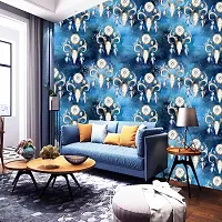 DeCorner - Self Adhesive Wallpaper for Walls (Deer Skull) Extra Large Size (300x40) Cm Wall Stickers for Bedroom | Wall Stickers for Living Room | Wall Stickers for Kitchen | Pack of-1-thumb3