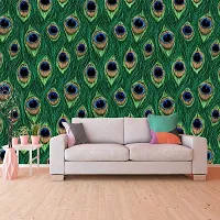 DeCorner - Self Adhesive Wallpaper for Walls (MorPankh) Extra Large Size (300x40) Cm Wall Stickers for Bedroom | Wall Stickers for Living Room | Wall Stickers for Kitchen | Pack of-1-thumb4