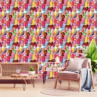 WALLWEAR - Self Adhesive Wallpaper For Walls And Wall Sticker For Home D&eacute;cor (Kulfi) Extra Large Size (300x40cm) 3D Wall Papers For Bedroom, Livingroom, Kitchen, Hall, Office Etc Decorations-thumb3