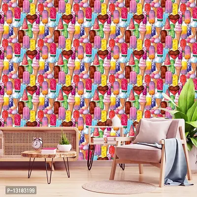 WALLWEAR - Self Adhesive Wallpaper For Walls And Wall Sticker For Home D&eacute;cor (Kulfi) Extra Large Size (300x40cm) 3D Wall Papers For Bedroom, Livingroom, Kitchen, Hall, Office Etc Decorations-thumb4