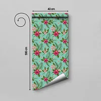 WALLWEAR - Self Adhesive Wallpaper For Walls And Wall Sticker For Home D&eacute;cor (GardenFlower) Extra Large Size (300x40cm) 3D Wall Papers For Bedroom, Livingroom, Kitchen, Hall, Office Etc Decorations-thumb1