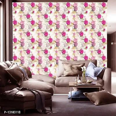 WALLWEAR - Self Adhesive Wallpaper For Walls And Wall Sticker For Home D&eacute;cor (FoggFlower) Extra Large Size (300x40cm) 3D Wall Papers For Bedroom, Livingroom, Kitchen, Hall, Office Etc Decorations-thumb4