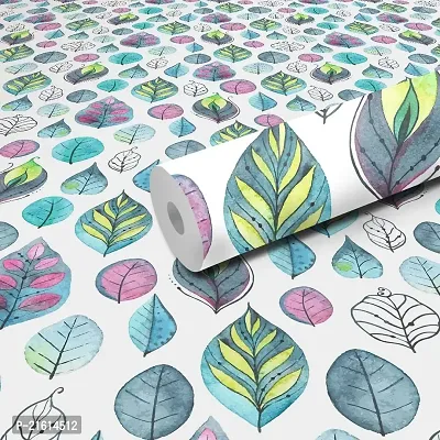 DeCorner - Self Adhesive Wallpaper for Walls (Forest Leaf) Extra Large Size (300x40) Cm Wall Stickers for Bedroom | Wall Stickers for Living Room | Wall Stickers for Kitchen | Pack of-1