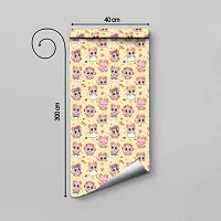 DeCorner - Self Adhesive Wallpaper for Walls (CuteKitty) Extra Large Size (300x40) Cm Wall Stickers for Bedroom | Wall Stickers for Living Room | Wall Stickers for Kitchen | Pack of-1-thumb1