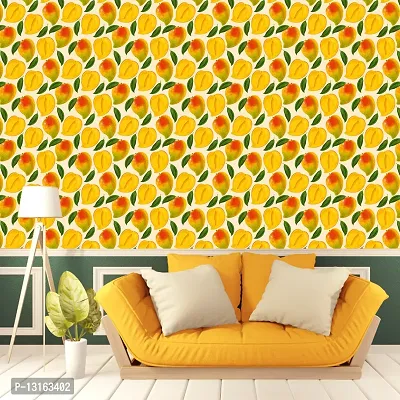 Self Adhesive Wallpapers (Mango) Wall Stickers Extra Large (300x40cm) for Bedroom | Livingroom | Kitchen | Hall Etc-thumb3