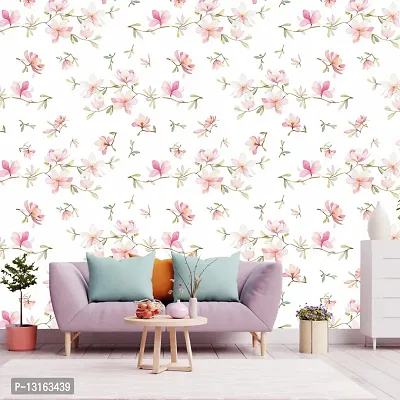 Self Adhesive Wallpapers (OrchidFlower) Wall Stickers Extra Large (300x40cm) for Bedroom | Livingroom | Kitchen | Hall Etc-thumb4