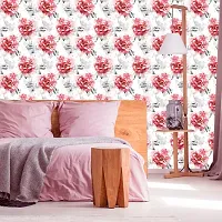 DeCorner - Self Adhesive Wallpaper for Walls (PaintingRose) Extra Large Size (300x40) Cm Wall Stickers for Bedroom | Wall Stickers for Living Room | Wall Stickers for Kitchen | Pack of-1-thumb4