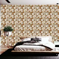 DeCorner - Self Adhesive Wallpaper for Walls (CrackBrick) Extra Large Size (300x40) Cm Wall Stickers for Bedroom | Wall Stickers for Living Room | Wall Stickers for Kitchen | Pack of-1-thumb4