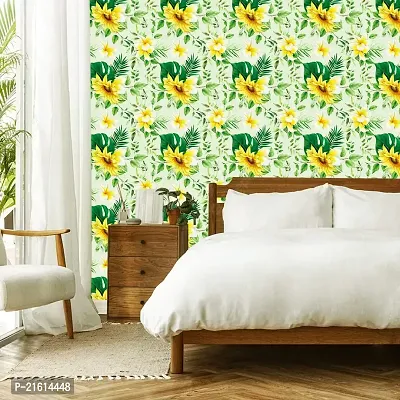 DeCorner - Self Adhesive Wallpaper for Walls (Wildflower) Extra Large Size (300x40) Cm Wall Stickers for Bedroom | Wall Stickers for Living Room | Wall Stickers for Kitchen | Pack of-1-thumb2