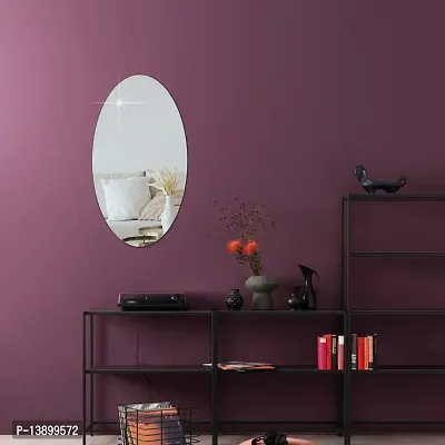 Self Adhesive Wall Mirror Stickers Big Size Frameless Mirror for Wall Stickers-thumb0