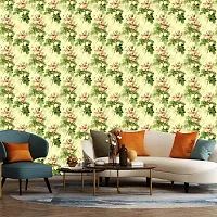 DeCorner - Self Adhesive Wallpaper for Walls (GreenRose) Extra Large Size (300x40) Cm Wall Stickers for Bedroom | Wall Stickers for Living Room | Wall Stickers for Kitchen | Pack of-1-thumb2