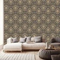 DeCorner - Self Adhesive Wallpaper for Walls (BlackGold) Extra Large Size (300x40) Cm Wall Stickers for Bedroom | Wall Stickers for Living Room | Wall Stickers for Kitchen | Pack of-1-thumb1