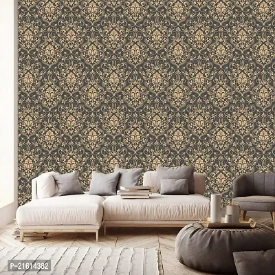 DeCorner - Self Adhesive Wallpaper for Walls (BlackGold) Extra Large Size (300x40) Cm Wall Stickers for Bedroom | Wall Stickers for Living Room | Wall Stickers for Kitchen | Pack of-1-thumb2