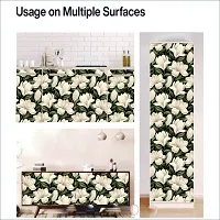 Self Adhesive Wallpapers (PatelFlower) Wall Stickers Extra Large (300x40cm) for Bedroom | Livingroom | Kitchen | Hall Etc-thumb4