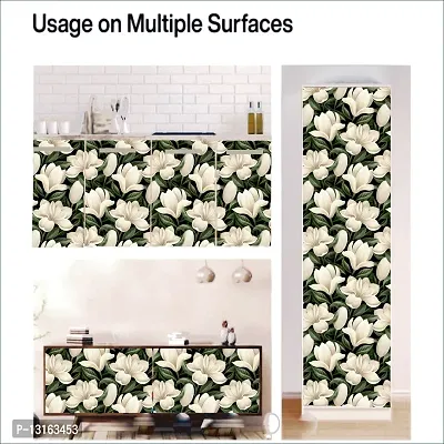 Self Adhesive Wallpapers (PatelFlower) Wall Stickers Extra Large (300x40cm) for Bedroom | Livingroom | Kitchen | Hall Etc-thumb5