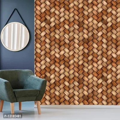 WALLWEAR - Self Adhesive Wallpaper For Walls And Wall Sticker For Home D&eacute;cor (WoodenMatt) Extra Large Size (300x40cm) 3D Wall Papers For Bedroom, Livingroom, Kitchen, Hall, Office Etc Decorations-thumb3