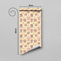 WALLWEAR - Self Adhesive Wallpaper For Walls And Wall Sticker For Home D&eacute;cor (CuteKitty) Extra Large Size (300x40cm) 3D Wall Papers For Bedroom, Livingroom, Kitchen, Hall, Office Etc Decorations-thumb1