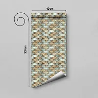 Self Adhesive Wallpapers (SaletiPatthar) Wall Stickers Extra Large (300x40cm) for Bedroom | Livingroom | Kitchen | Hall Etc-thumb1