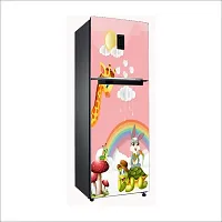 Self Adhesive Fridge Sticker Single/Double Door Full Size (160x60) Cm Fridge Stickers | Refrigerator Wall Stickers for Kitchen Decoration | Sticker for Fridge Door (RainbowKids)-thumb4