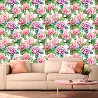 DeCorner - Self Adhesive Wallpaper for Walls (PeppyFlower) Extra Large Size (300x40) Cm Wall Stickers for Bedroom | Wall Stickers for Living Room | Wall Stickers for Kitchen | Pack of-1-thumb2