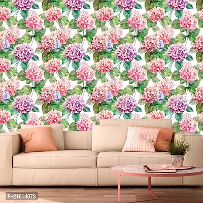 DeCorner - Self Adhesive Wallpaper for Walls (PeppyFlower) Extra Large Size (300x40) Cm Wall Stickers for Bedroom | Wall Stickers for Living Room | Wall Stickers for Kitchen | Pack of-1-thumb3