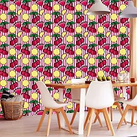 DeCorner - Self Adhesive Wallpaper for Walls (SummerFruits) Extra Large Size (300x40) Cm Wall Stickers for Bedroom | Wall Stickers for Living Room | Wall Stickers for Kitchen | Pack of-1-thumb3