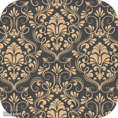 Self Adhesive Wallpapers (BlackAndGold) Wall Stickers Extra Large (300x40cm) for Bedroom | Livingroom | Kitchen | Hall Etc