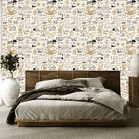 DeCorner - Self Adhesive Wallpaper for Walls (CoffeeShop) Extra Large Size (300x40) Cm Wall Stickers for Bedroom | Wall Stickers for Living Room | Wall Stickers for Kitchen | Pack of-1-thumb4