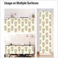 Self Adhesive Wallpapers (SurajMukhiFool) Wall Stickers Extra Large (300x40cm) for Bedroom | Livingroom | Kitchen | Hall Etc-thumb4