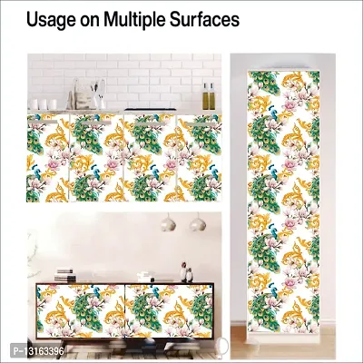 Self Adhesive Wallpapers (LotusMor) Wall Stickers Extra Large (300x40cm) for Bedroom | Livingroom | Kitchen | Hall Etc-thumb5