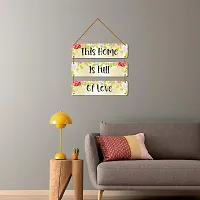 DeCorner Decorative Wooden Printed all Hanger | Wall Decor for Living Room | Wall Hangings for Home Decoration | Bedroom Wall Decor | Wooden Wall Hangings Home.(This Home is full of love)-thumb4