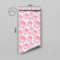 DeCorner - Self Adhesive Wallpaper for Walls (LovelyPinkFool) Extra Large Size (300x40) Cm Wall Stickers for Bedroom | Wall Stickers for Living Room | Wall Stickers for Kitchen | Pack of-1-thumb1