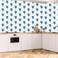 DeCorner - Self Adhesive Wallpaper for Walls (HotAirBaloon) Extra Large Size (300x40) Cm Wall Stickers for Bedroom | Wall Stickers for Living Room | Wall Stickers for Kitchen | Pack of-1-thumb2