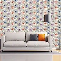 Self Adhesive Wallpapers (colorfullFlower) Wall Stickers Extra Large (300x40cm) for Bedroom | Livingroom | Kitchen | Hall Etc-thumb2