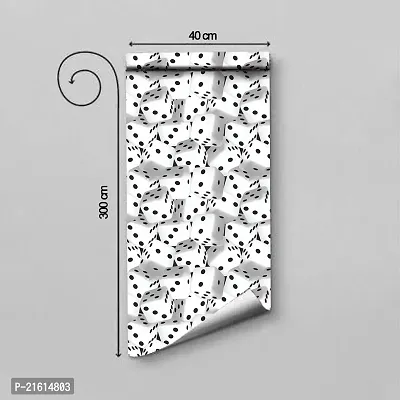 DeCorner - Self Adhesive Wallpaper for Walls (3DDice) Extra Large Size (300x40) Cm Wall Stickers for Bedroom | Wall Stickers for Living Room | Wall Stickers for Kitchen | Pack of-1-thumb4