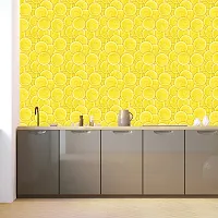 DeCorner - Self Adhesive Wallpaper for Walls (Lemon Slice) Extra Large Size (300x40) Cm Wall Stickers for Bedroom | Wall Stickers for Living Room | Wall Stickers for Kitchen | Pack of-1-thumb4