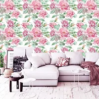 DeCorner - Self Adhesive Wallpaper for Walls (Big Rose) Extra Large Size (300x40) Cm Wall Stickers for Bedroom | Wall Stickers for Living Room | Wall Stickers for Kitchen | Pack of-1-thumb1